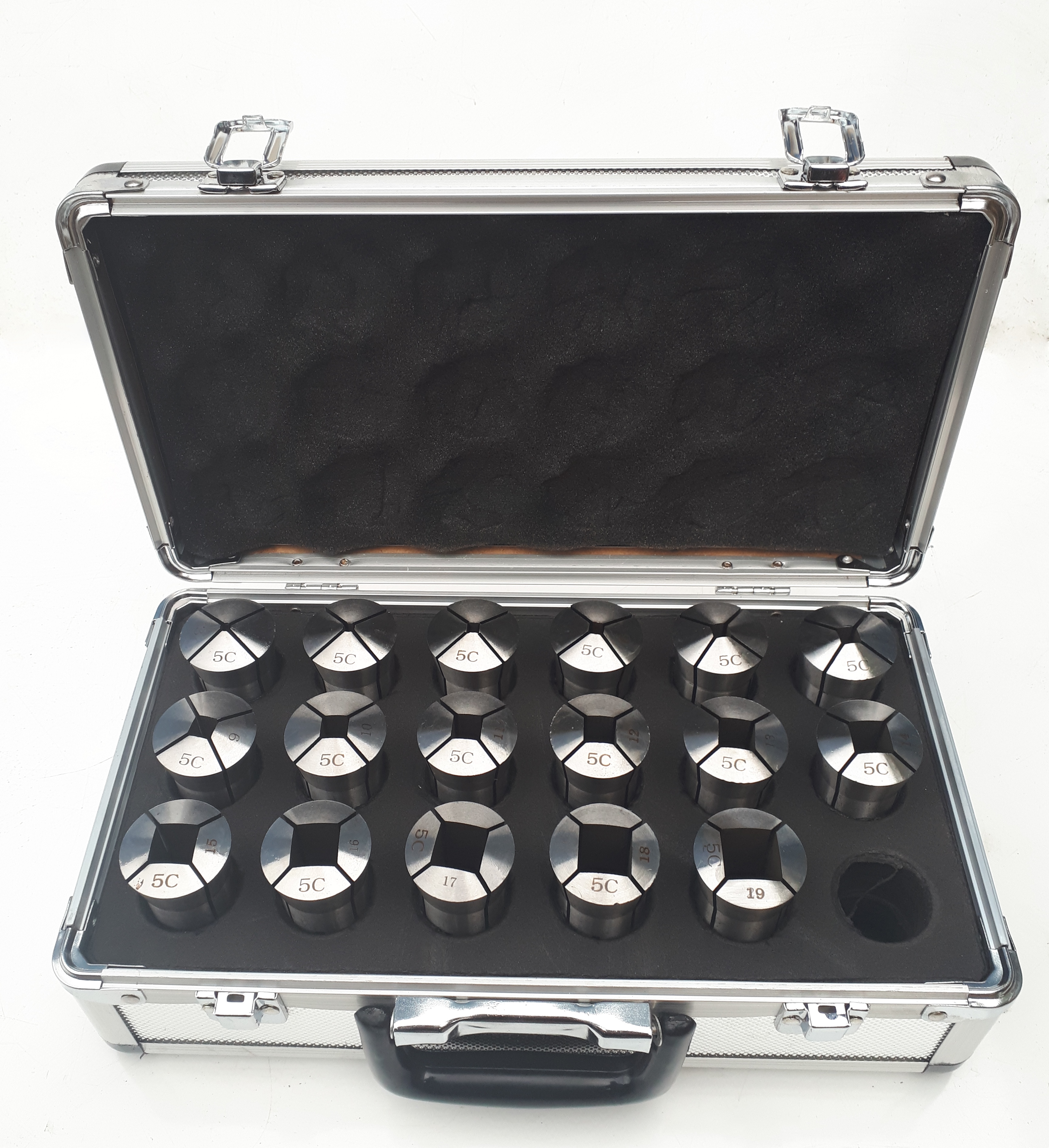 5C Square Collet 17pc Set METRIC
