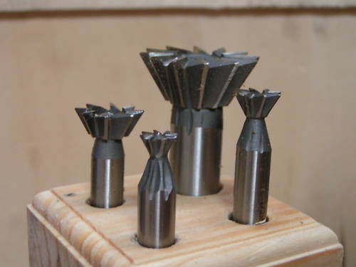 HSS Dovetail Milling Cutters 60� - Set of 4