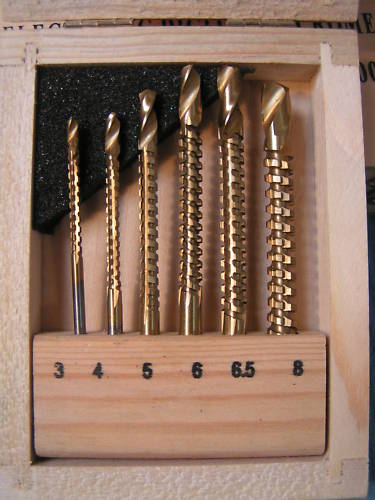 Ground HSS Milling Drills 3-8mm Spiral Flute TiN Coated